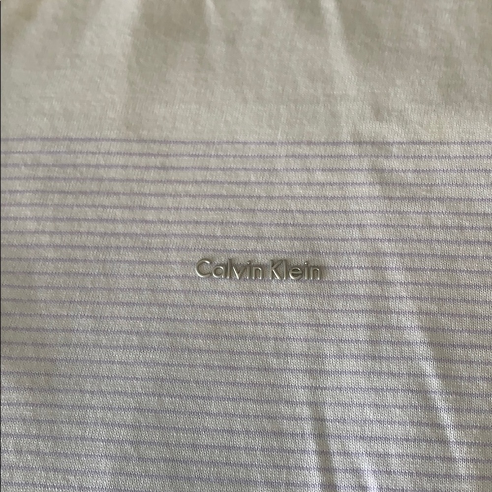 Calvin Klein brand striped polo shirt 🔥❤️ - Picture 4 of 7